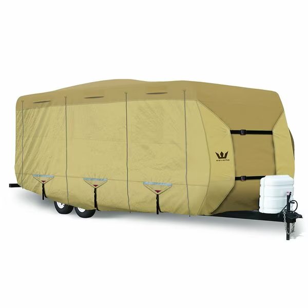 S2 EXPEDITION Series, Travel Trailer RV Cover, Tan Color, Fits 31-32ft Long RV, Eevelle, Mfr#: EX2TT3132T